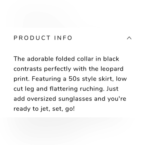 Collectif X Playful Promises Leopard Skirted Vintage Inspired Swimsuit - Picture 9 of 15